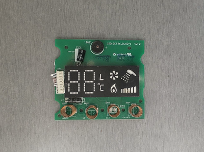 适用万和燃气热水器JSQ25-330W13触摸板显示板JSQ12ET36-DL02-1