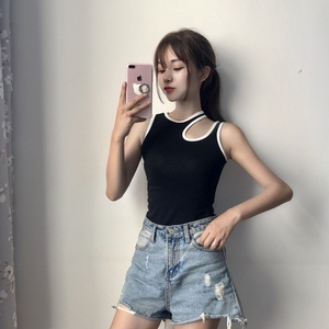 chic性感漏肩小心机上衣