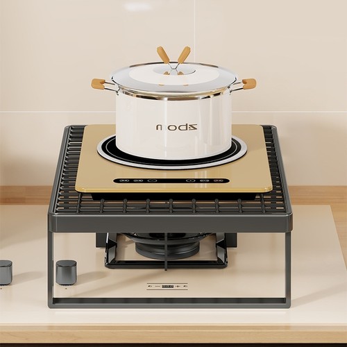 厨房神器电磁炉支架灶台底架铁架子支撑置物架家用煤气灶托架金属