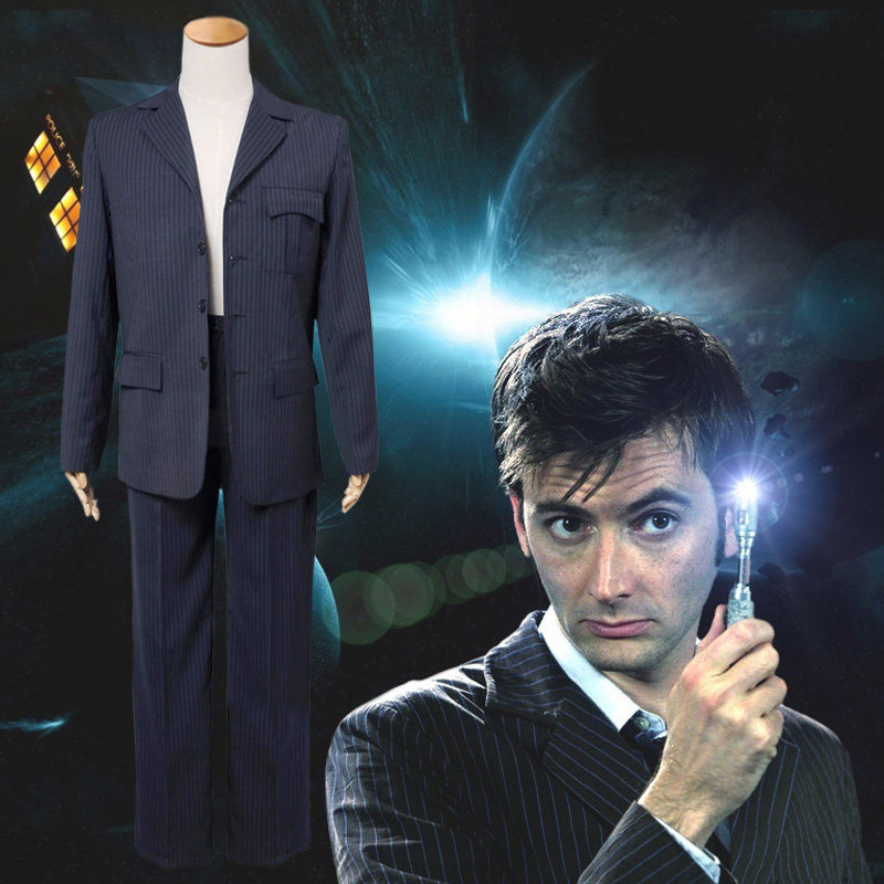 神秘博士Doctor Who蓝色西服（化纤版）男士cos服西服cosplay服装