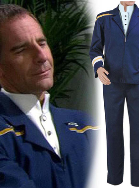 星际迷航StarTrek:企业号蓝色制服cosplay服装男定制表演舞台男服