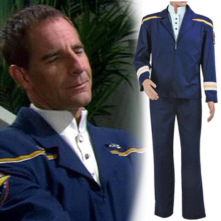 星际迷航StarTrek:企业号蓝色制服cosplay服装男定制表演舞台男服