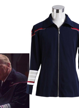 星际迷航StarTrek上将海军蓝色制服上衣外套cosplay服装男表演服