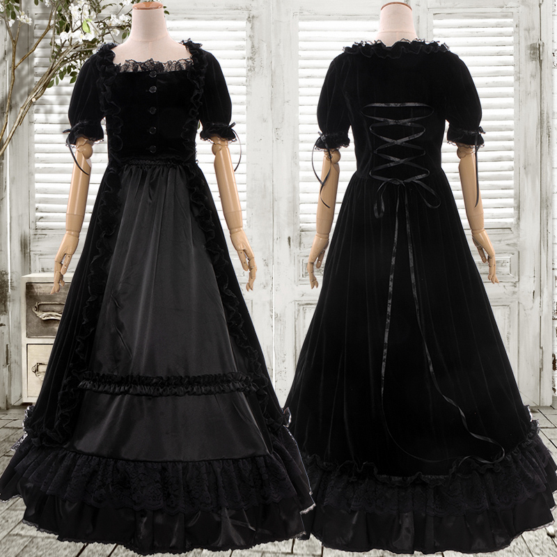 洛丽塔维多利亚哥特式定做洋装