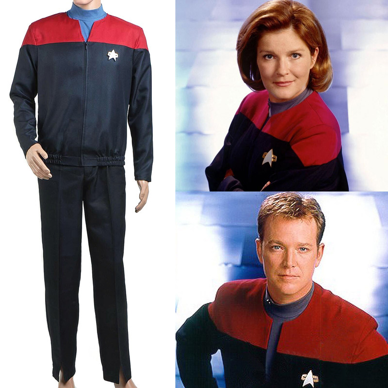 星际迷航star trek 航海家号voy全套cosplay服装男女主角制服表演