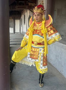 齐鲁唛娇二郎神杨戬舞台演出服装