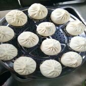 现做 一口流油 8个 鲜肉馅薄皮大馅 二姨驴肉馅包子