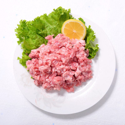 密云农家纯手工剁肉馅 农家土猪肉馅 鲜肉馅饺子馅 生鲜猪肉1斤装
