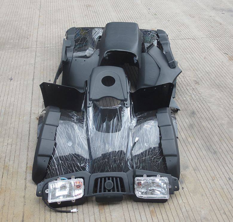 ATV沙滩车配件 龙鼎大悍马全套塑料件外壳车壳带坐垫灯具脚踏护板