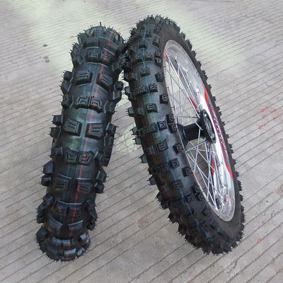 越野摩托车配件 阿波罗大飞鹰90/100-14寸70/100-17轮胎铝轮毂