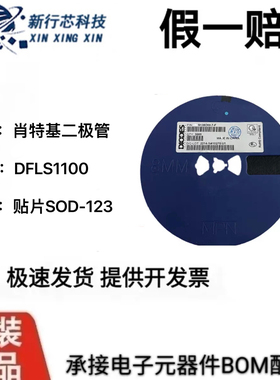DFLS1100-F  1100-F 肖特基二极管 DFLS1100 贴片SOD-123FL