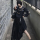 原创尘芒JK制服学生秋冬新款 木子酱JK 不良长裙学院风大刺绣女