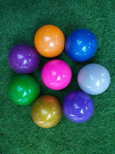 炫彩艺术体操球儿童15cm成人18厘米新款韵律操球艺体五项比赛道具