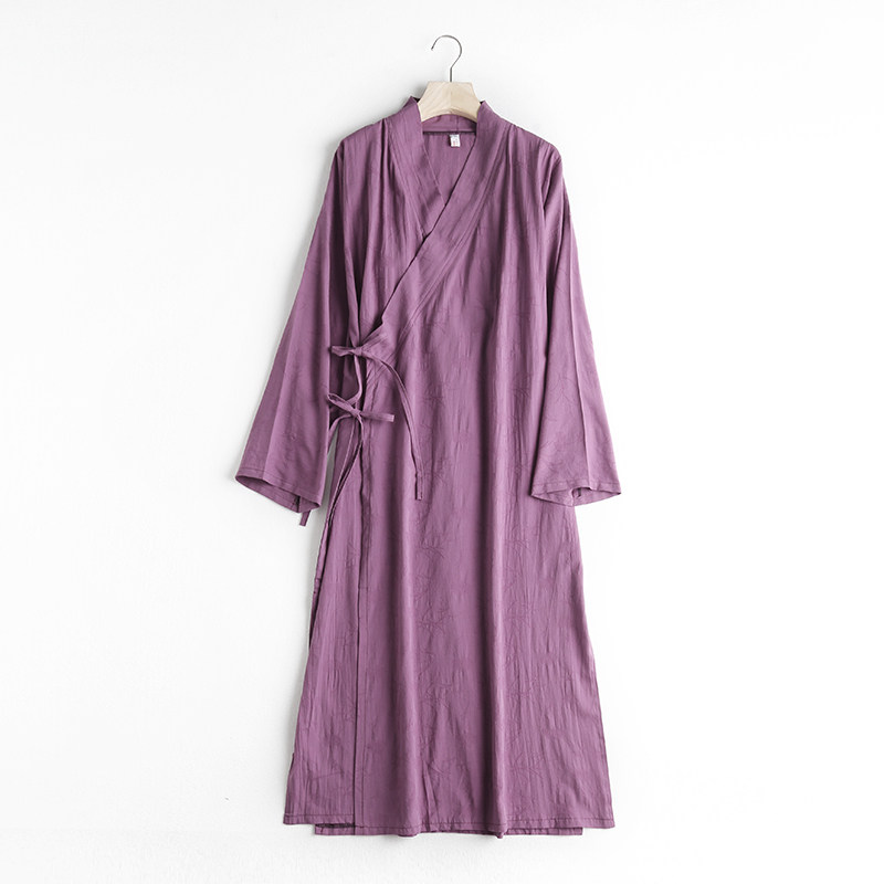 JINXIANG SHANYE 원래 중국 스타일 레이스 업 칼라 면화와 린넨 HANFU 가운 차 선 정장 HANFU 유니버설 스타일 여름