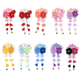 现货和风发饰和风头饰樱花饰品和服cos发夹饰品