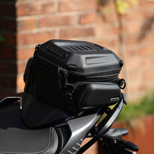 Rhinowalk犀牛摩托踏板车后座包 硬壳包越野车尾包 仿赛后座包