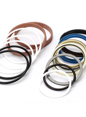 PC200-6挖掘机大中斗臂液压油缸密封圈油封修理包6D102/6D95机头