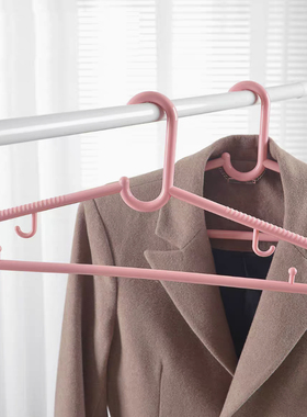 汇丰信佳男女冬季衣物加粗加宽环保pp衣架外套大衣70340产地直发