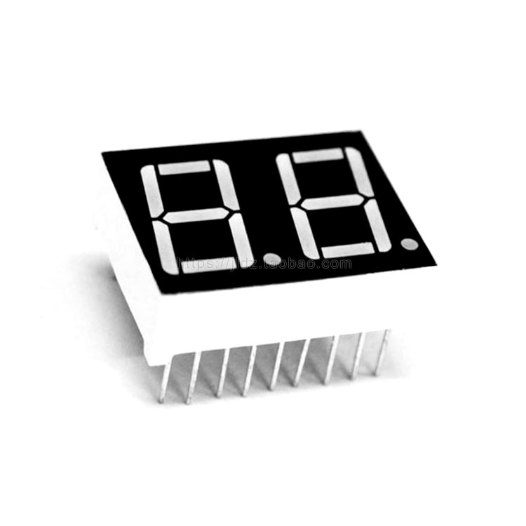 0.56英寸2位数码管红黄绿蓝白色
