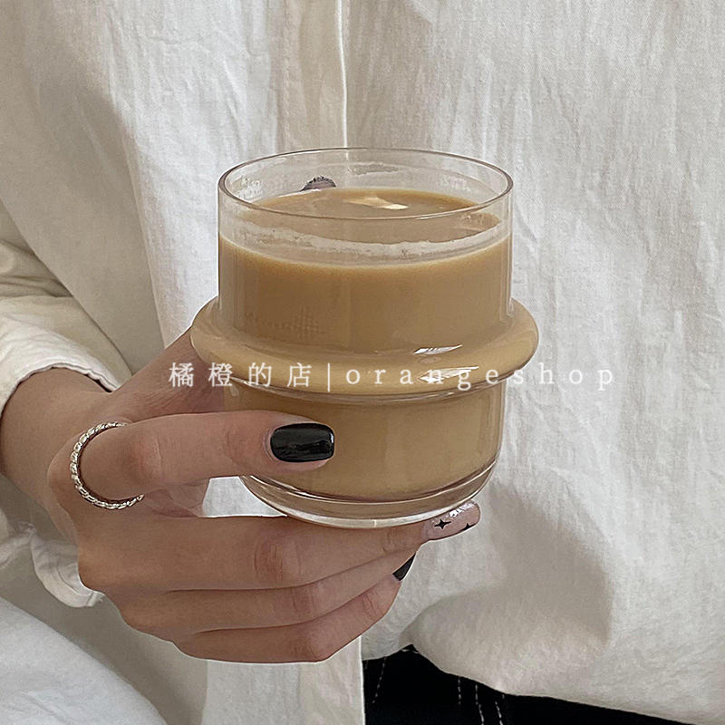 风光杯帽子美式咖啡杯玻璃杯水