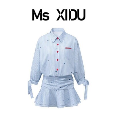 MsXIDUtudio翻领中袖收