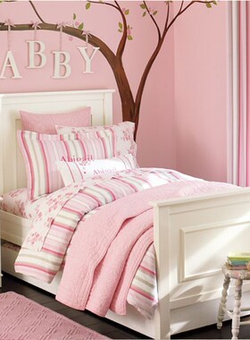 美式全实木儿童床现代简约1.8m双人主卧室1.5m儿童公主小户型