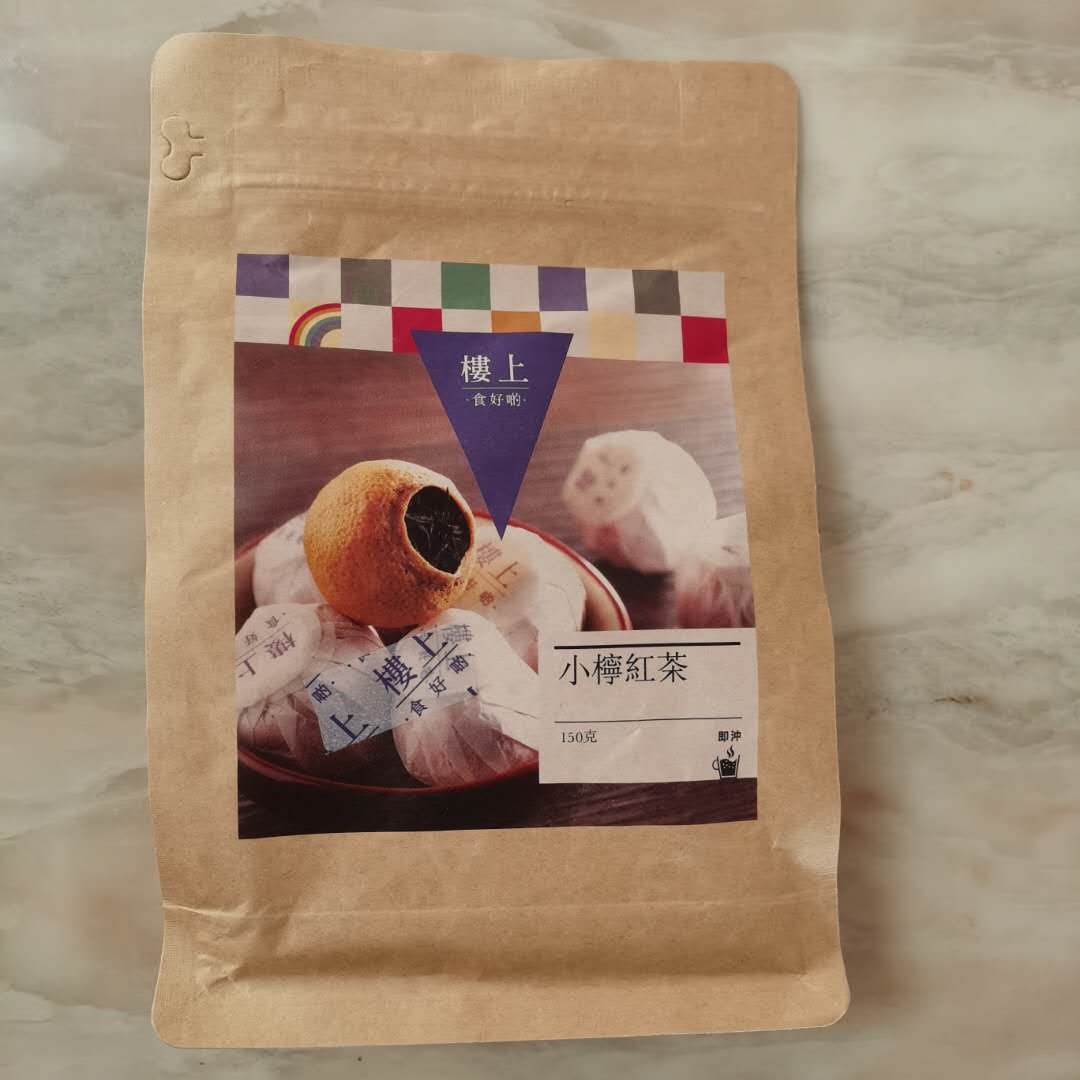 香港代购楼上小柠红茶150克
