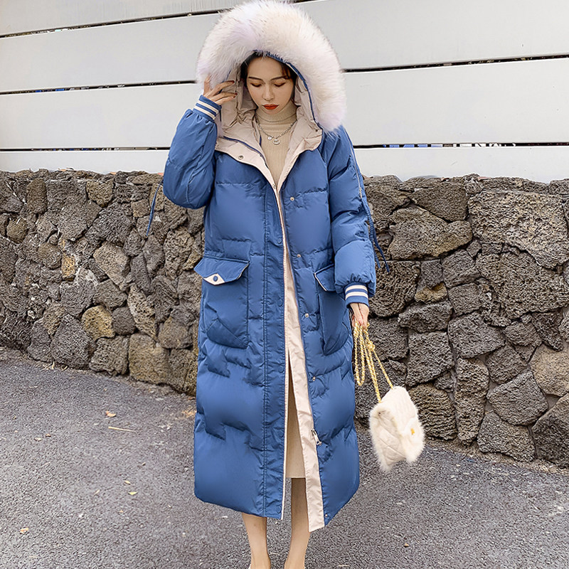 胖mm羽绒服女200斤加肥加大码连帽长款过膝2025年新款冬季厚外套,女装/女士精品,羽绒服,淘宝优惠券,粉丝福利购,淘宝优惠卷