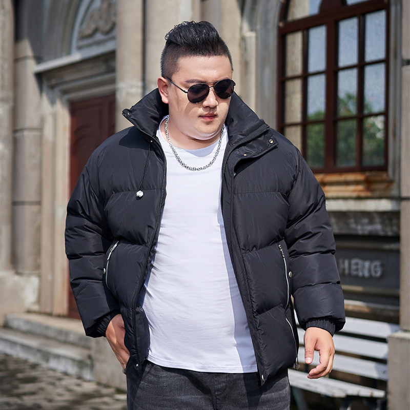 加厚羽绒棉服外套大码夹克男冬季