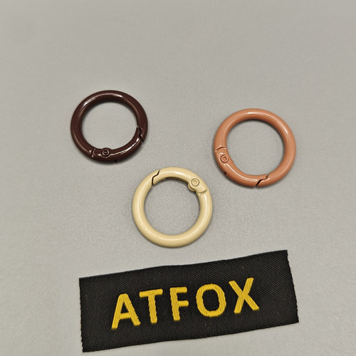 品质ATFOX玩偶挂扣彩色弹圈