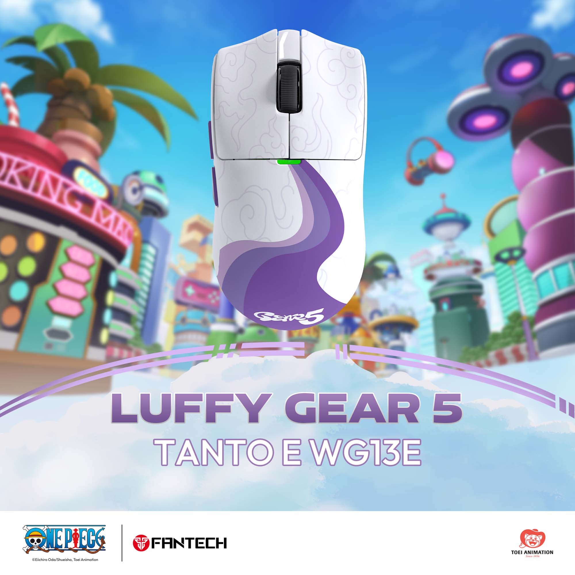 FANTECH梵特科 WG13E 海贼王联名游戏电竞鼠标 印尼 马来西亚代购