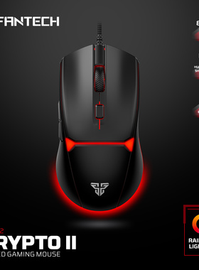 FANTECH CRYPTO VX7/VX7v2 8000DPI RGB Wired Gaming Mouse