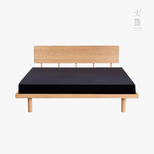 日式风双人木蜡油卧室家具包邮