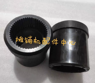 徐工福格勒摊铺机夯锤振捣尼龙黑色连接套 摊铺机50齿振捣夯锤套