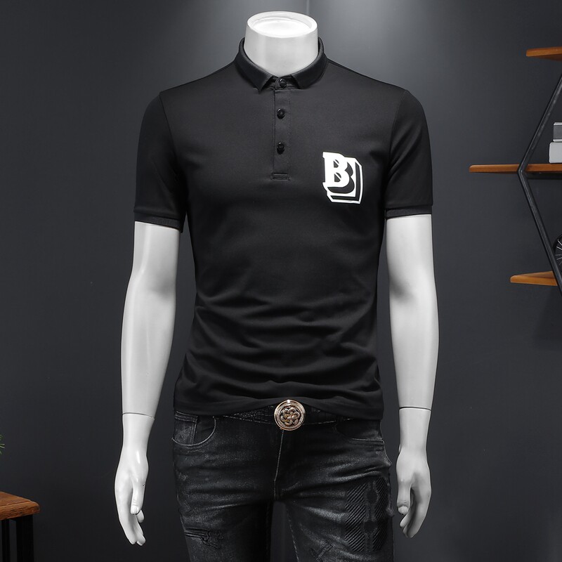 2025年新款男POLO衫印花钱塘6016-E2478-P75，男装Polo衫，钱塘6016