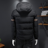 90%白鸭绒2024新款男士连帽羽绒服钱塘6016-F9188P300，男装羽绒服，钱塘6016