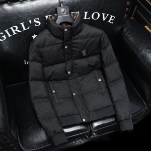 2025新款立领印花厚款羽绒服外套6016-F88659-P320