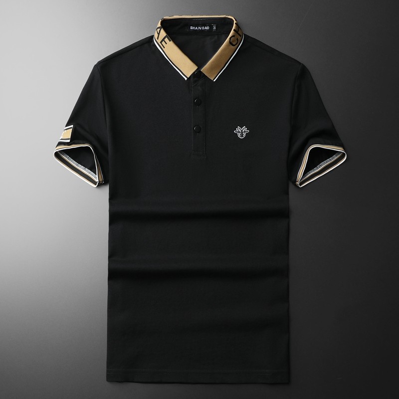 2024年新款男POLO衫纯色钱塘6016-E2026-P75,男装Polo衫,钱塘6016