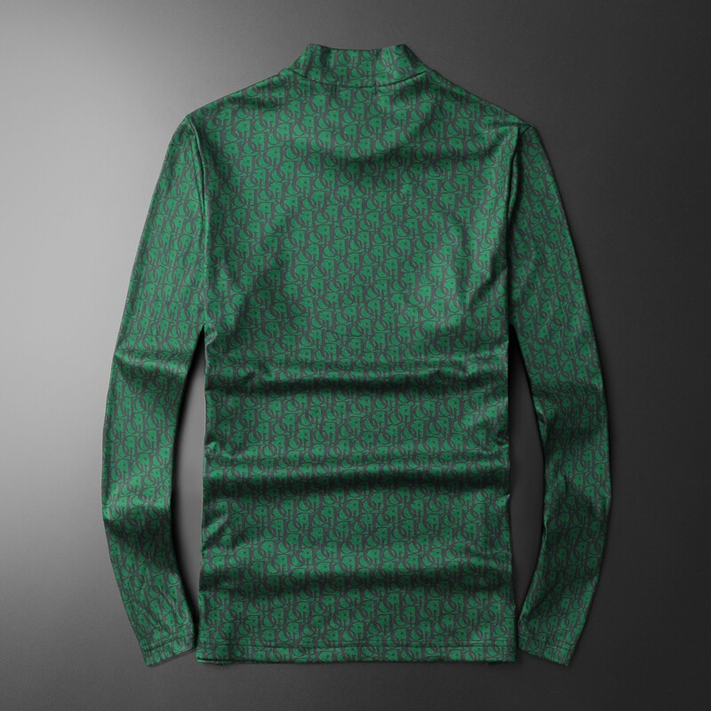2026秋冬新款加绒加厚男长袖打底衫大码钱塘6016-C4004-P90,男装T恤,钱塘6016