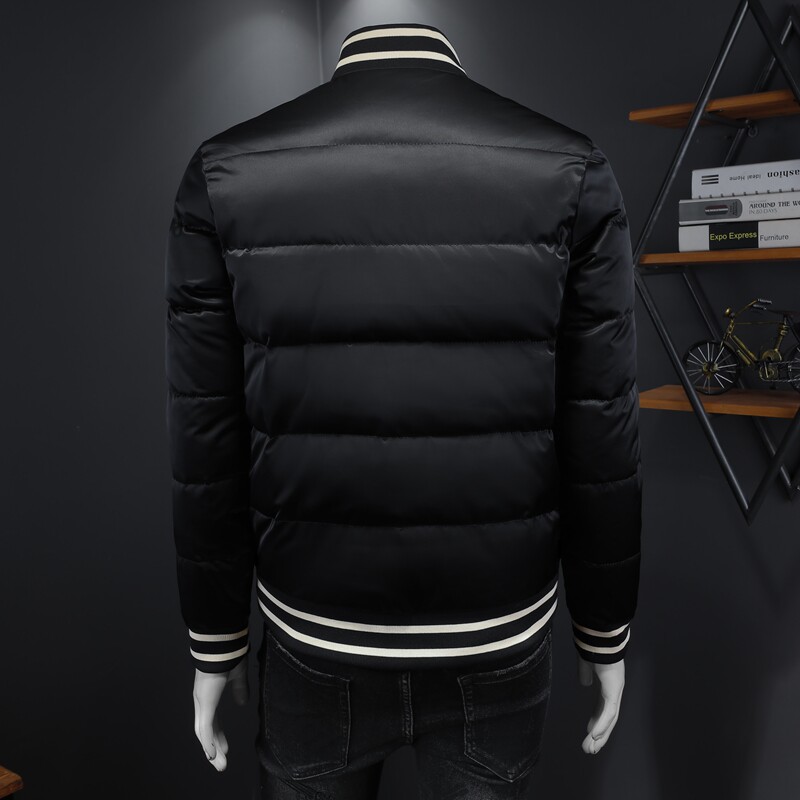 F6066P3002024高端冬季90%白鸭绒植绒连帽羽绒服假模345,男装羽绒服,钱塘6016