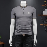 2024年新款男POLO衫印花纯色钱塘6016-E2041-P75，男装Polo衫，钱塘6016