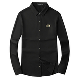 2026秋冬男士衬衫长袖衬衣加薄绒印花大码钱塘6016-S113-P110，男装衬衫，钱塘6016