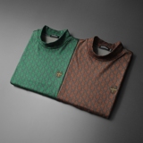 2026秋冬新款加绒加厚男长袖打底衫大码钱塘6016-C4004-P90，男装T恤，钱塘6016