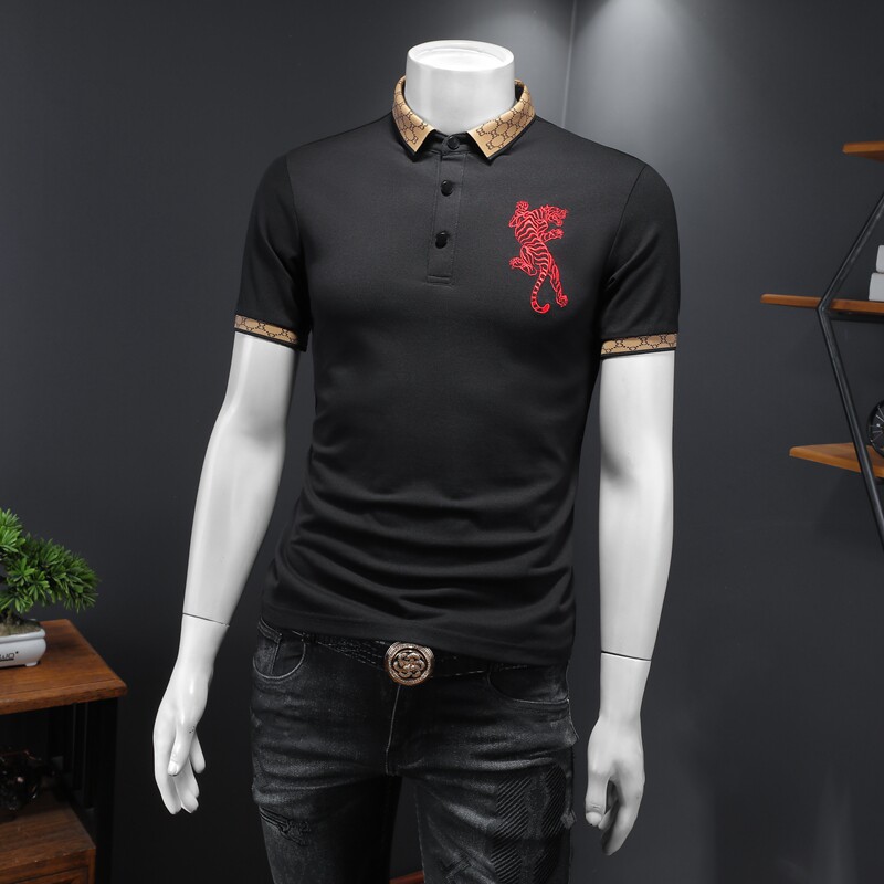 2024年新款男POLO衫钱塘6016-E2492-P75,男装Polo衫,钱塘6016