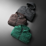 90%白鸭绒新款男士连帽羽绒服钱塘6016-F9186P290，男装羽绒服，钱塘6016