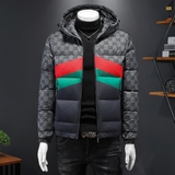 90%白鸭绒2024新款男士连帽羽绒服钱塘6016-F9185P290假模，男装羽绒服，钱塘6016