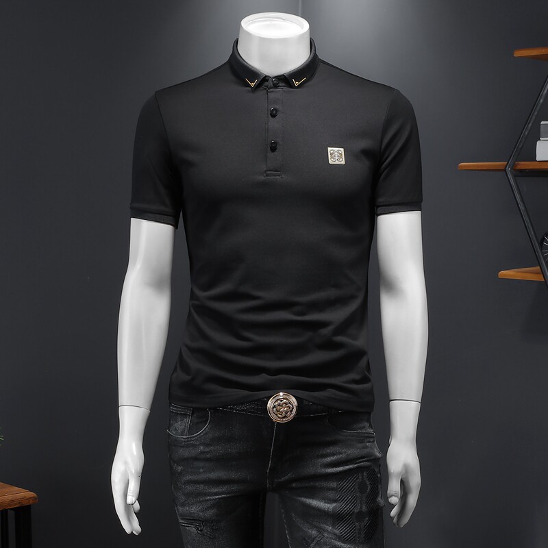 2024年新款男POLO衫印花钱塘6016-E2465-P75,男装Polo衫,钱塘6016