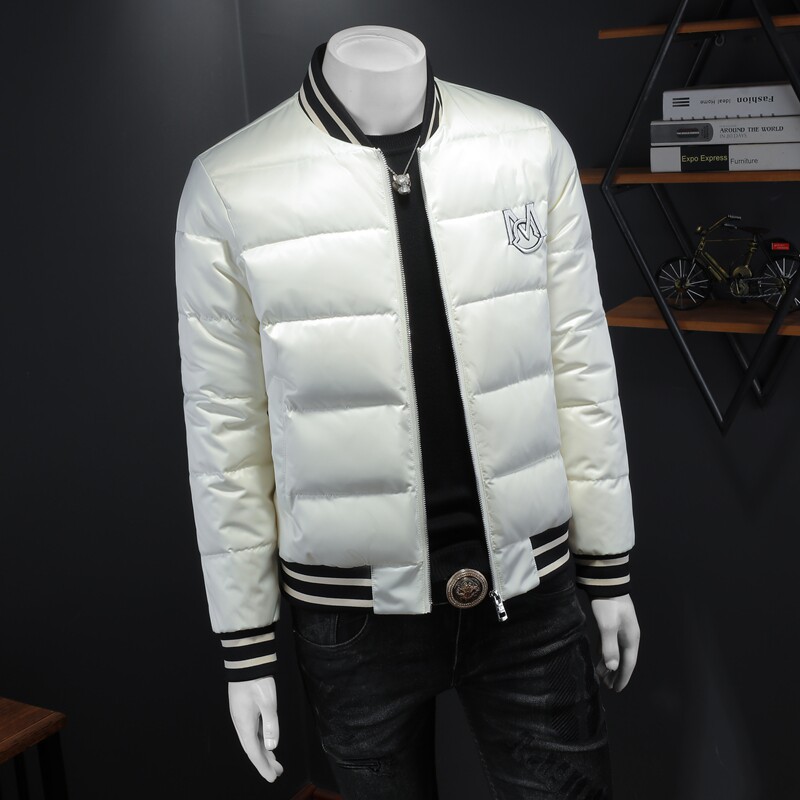 F6066P3002024高端冬季90%白鸭绒植绒连帽羽绒服假模345,男装羽绒服,钱塘6016