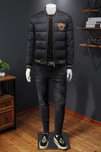 90%白鸭绒2024新款男士立领羽绒服钱塘6016-F9197P290图片
