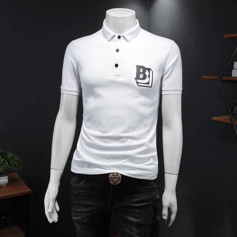 2025年新款男POLO衫印花钱塘6016-E2478-P75,男装Polo衫,钱塘6016